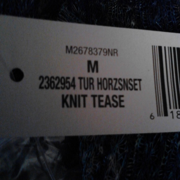 NWT New Directions Knit Tease Blouse/Medium - Picture 8 of 8